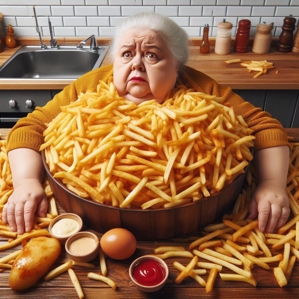 A true fan of french fries. Join now onlyfrites.com