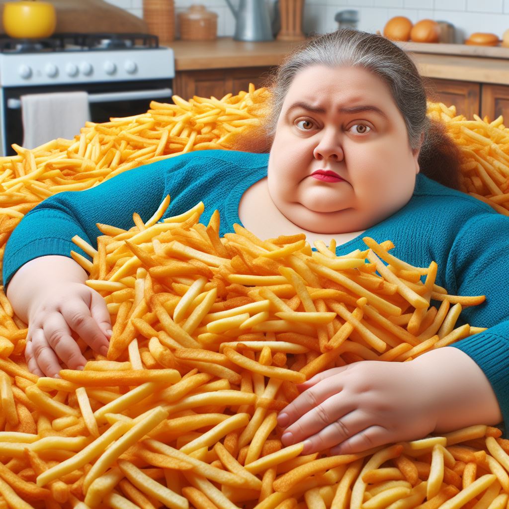 A true fan of french fries. Join now onlyfrites.com