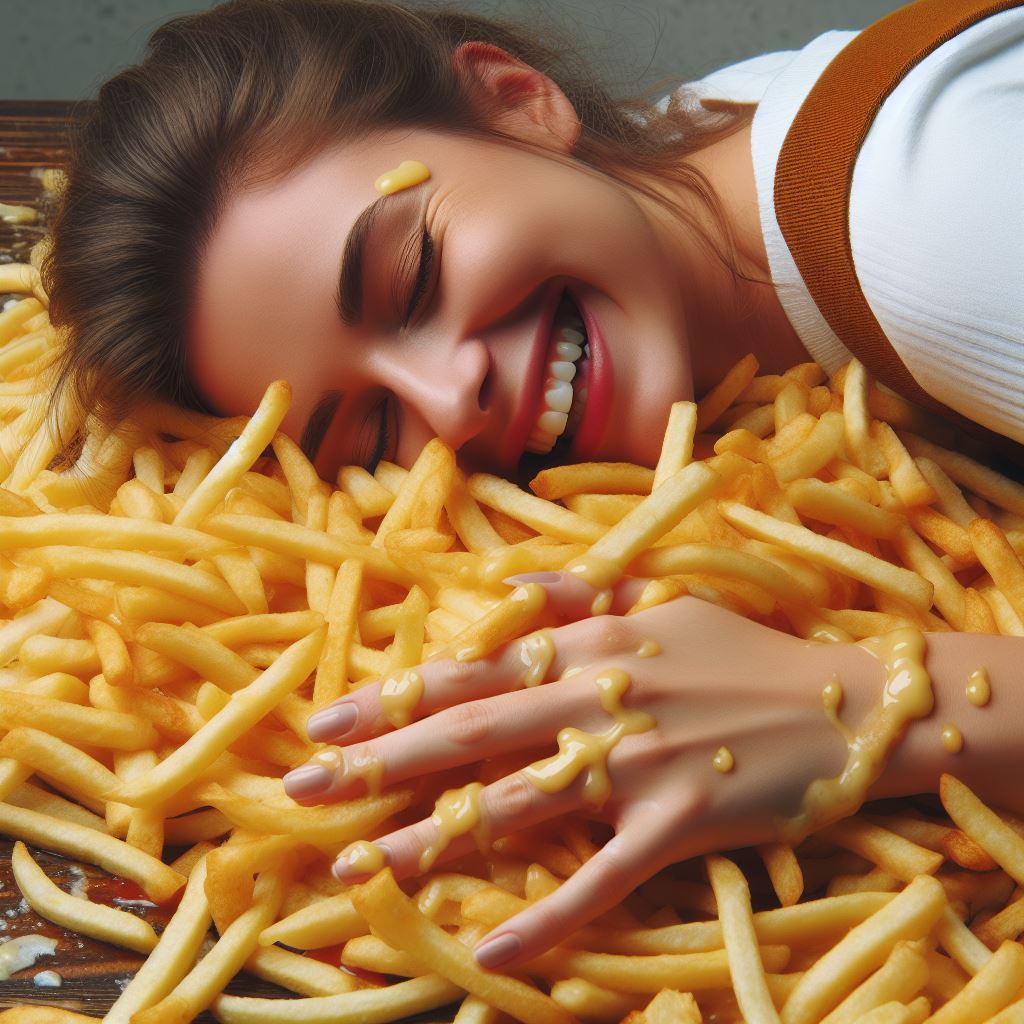 A true fan of french fries. Join now onlyfrites.com